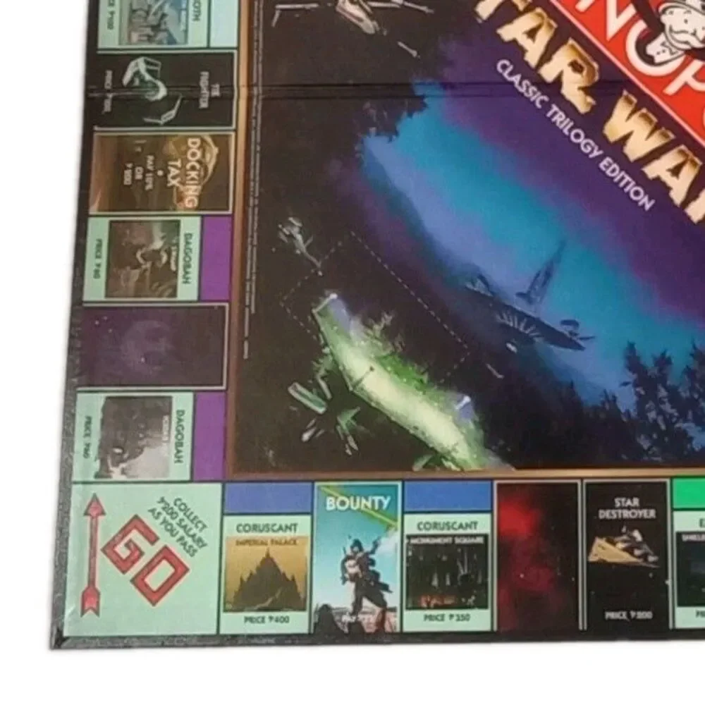 Star Wars Monopoly Classic Trilogy Edition 1997 Game Board Replacement